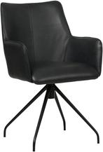 Leren eetkamerstoel - draaibaar - Echt leer, Modern, Comfort, Huis en Inrichting, Stoelen, Overige kleuren, Nieuw, Leer, Ophalen of Verzenden