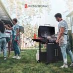 2dekans | KitchenBrothers Gasbarbecue Incl. Zijbrander - 5, Ophalen of Verzenden, Zo goed als nieuw, KitchenBrothers