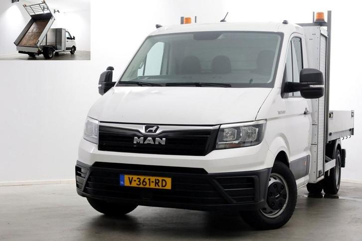 MAN TGE 5.180 2.0 177pk E6 L2H1 Kipper Dubbel Lucht Trekhaak, Auto's, Bestelauto's, Dealer onderhouden, Lease, Handgeschakeld