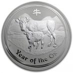 Lunar II - Year of the Ox - 2 oz 2009 (18.570 oplage), Zilver, Losse munt, Verzenden