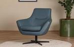 Blauwe fauteuils, Huis en Inrichting, Fauteuils, Ophalen of Verzenden, Nieuw, Leer