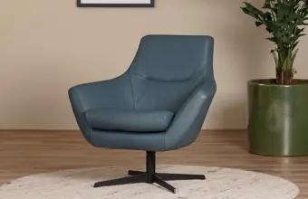 Blauwe fauteuils beschikbaar voor biedingen