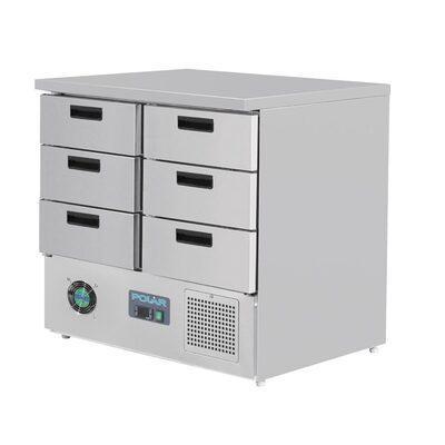 Polar - koelwerkbank met 6 lades  - 240 Liter - FA440, Zakelijke goederen, Horeca | Keukenapparatuur, Nieuw in verpakking, Verzenden