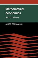 9780521314985 Mathematical Economics | Tweedehands, Boeken, Akira Takayama, Zo goed als nieuw, Verzenden