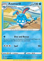 Azumarill 059/264 (Fusion Strike), Ophalen of Verzenden, Nieuw, Losse kaart, Foil