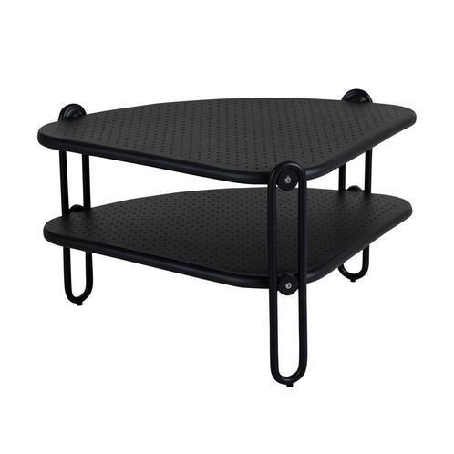 *WOONWINKEL* Bodio Amin Salontafel Buiten Driehoek Zwart, Tuin en Terras, Tuinsets en Loungesets, Nieuw, Verzenden