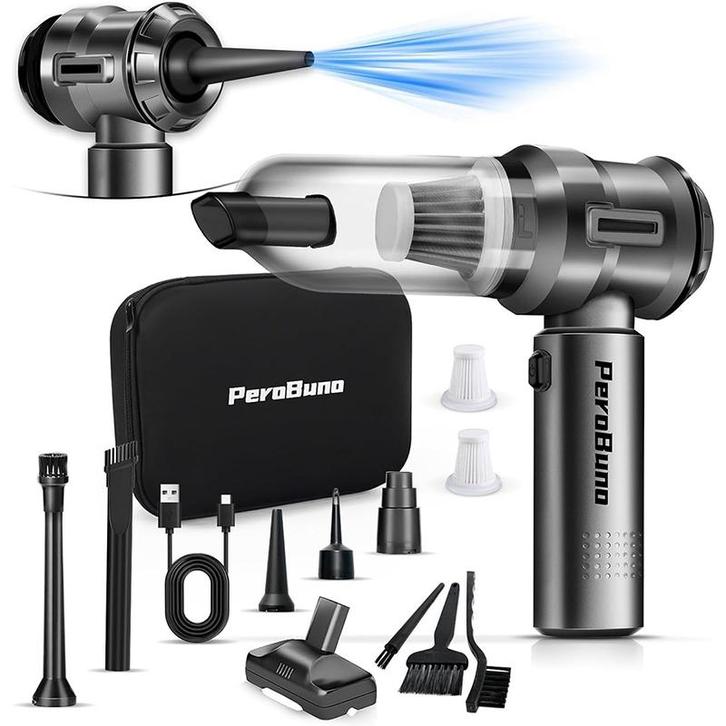 PeroBuno - mini stofzuiger perslucht - HEPA filter -, Witgoed en Apparatuur, Stofzuigers, Verzenden