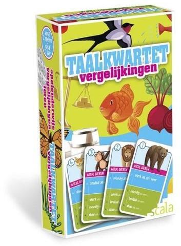 Taalkwartet Vergelijkingen | Scala Leuker Leren -, Hobby en Vrije tijd, Gezelschapsspellen | Kaartspellen, Nieuw, Verzenden