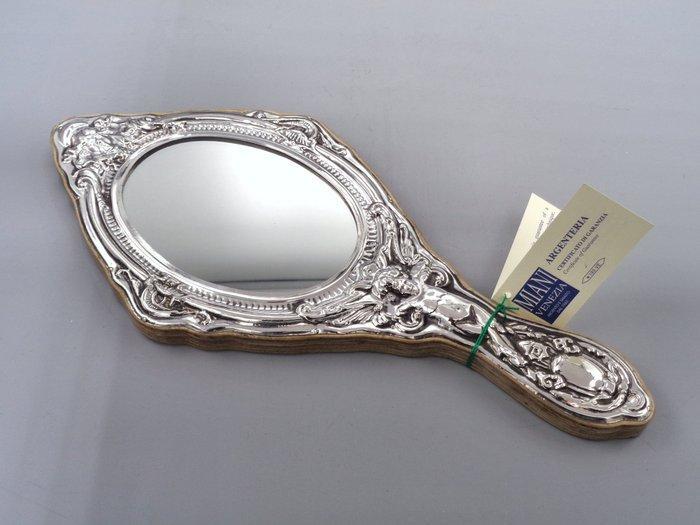 PG-Miani Argenteria - Handspiegel - Zilver, 925, Antiek en Kunst, Antiek | Goud en Zilver