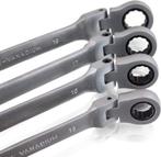 Bituxx Ratelsleutelset - 12-delig - 8/22 mm - Incl. koffer, Verzenden, Nieuw