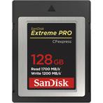 Sandisk CFexpress Extreme Pro 128GB 1700 / 1200MB/s type B, Audio, Tv en Foto, Fotografie | Geheugenkaarten, Nieuw, Overige merken