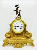 Klok Louis XVI - Verguld brons - 1850-1900, Antiek en Kunst, Antiek | Klokken