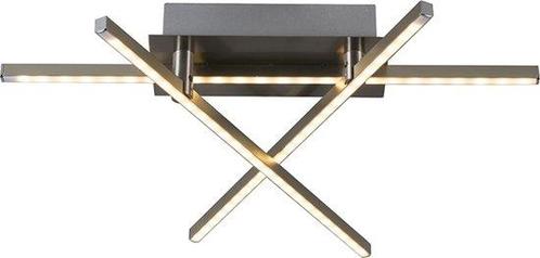QAZQA Victory - Plafondlamp - 1 lichts - 410 mm - staal, Antiek en Kunst, Antiek | Lampen, Verzenden