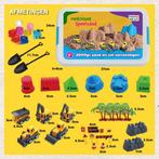 Speelzand bouwplaats koffer met vormpjes en meer., Kinderen en Baby's, Speelgoed | Educatief en Creatief, Ophalen of Verzenden