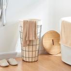 [en.casa] Wasmand Skive met waszak 59,5x38,5 cm 40 L, Huis en Inrichting, Badkamer | Badtextiel en Accessoires, Verzenden, Nieuw