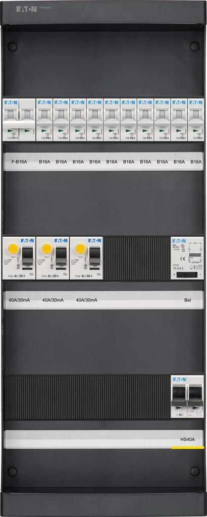 Eaton Medusa groepenkast | 10 groepen, 1 fornuisgroep en, Doe-het-zelf en Verbouw, Elektra en Kabels, Nieuw, Ophalen of Verzenden