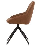 2dekans | Dutchbone Eetkamerstoel Laurel Champagne 60x51x85, Huis en Inrichting, Stoelen, Ophalen of Verzenden, Zo goed als nieuw