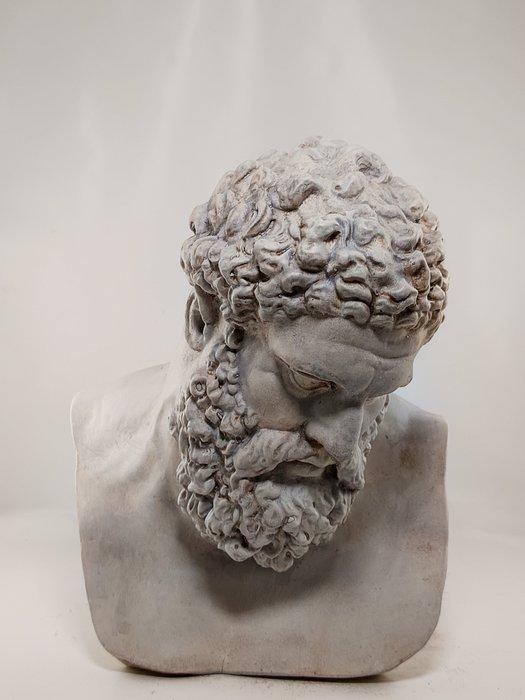 Buste, Mezzobusto Ercole Farnese - 25 cm - Gips - 2025, Antiek en Kunst, Antiek | Keramiek en Aardewerk