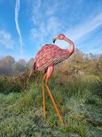 Beeldje - Levensechte flamingo - IJzer, Metaal, Antiek en Kunst