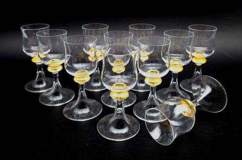 Santi, Murano - Marino Santi - Drinkservies (11) -, Antiek en Kunst, Antiek | Meubels | Tafels