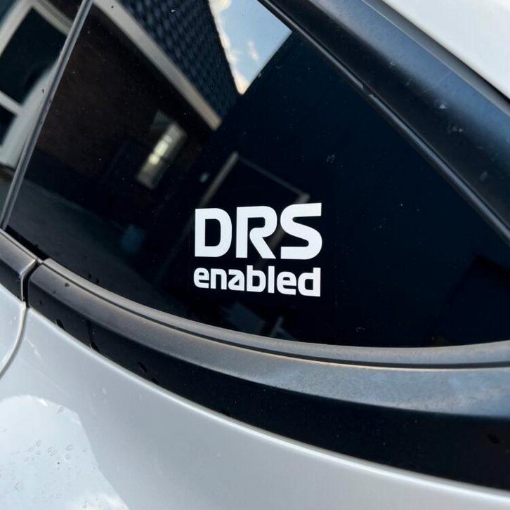 F1 / Formule 1 - DRS Enabled - Vinyl Waterproof Sticker |, Hobby en Vrije tijd, Stickers en Plaatjes