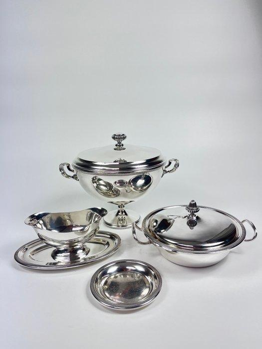 Orfèvrerie Bruno Wiskemann - Tafelservies - Godrons -, Antiek en Kunst, Antiek | Meubels | Tafels