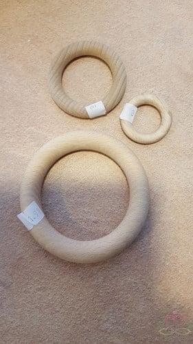 Houten Ring voor macramé 5,5 cm, Hobby en Vrije tijd, Knutselen, Nieuw, Ophalen of Verzenden