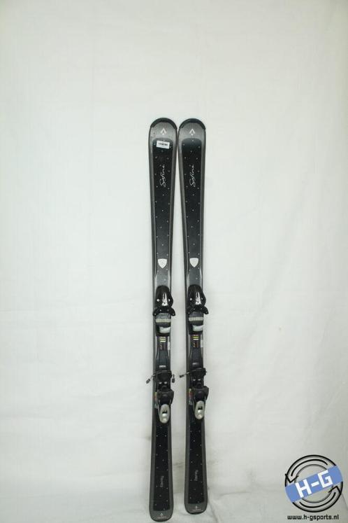 Refurbished - Ski - Tecnopro Safine black - 160, Sport en Fitness, Skiën en Langlaufen, Skiën, 160 tot 180 cm, Gebruikt, Overige merken