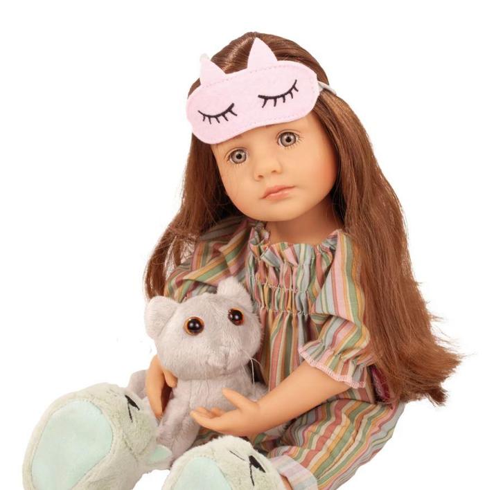 Little Kidz pop PJ Party met katje (Limited Edition), Kinderen en Baby's, Speelgoed | Poppen