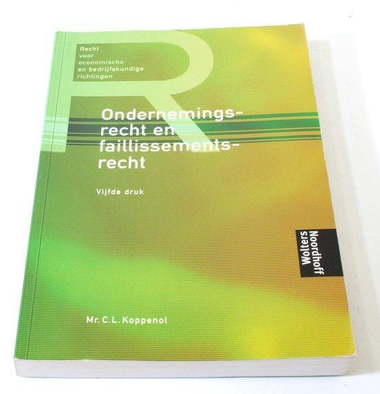 Ondernemingsrecht en faillissementsrecht / Recht voor, Boeken, Schoolboeken, Gelezen, Verzenden