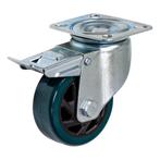 Zwenkwiel met rem 100x38mm PU, Verzenden