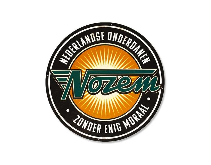 Nozem nederlandse onderdanen reclamebord, Verzamelen, Merken en Reclamevoorwerpen, Nieuw, Ophalen of Verzenden