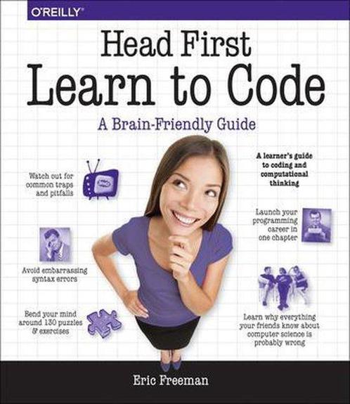 Head First Learn to Code 9781491958865 Eric Freeman, Boeken, Overige Boeken, Gelezen, Verzenden
