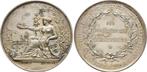 Verzilverte brons medaille o J ( 1896 ) Hessen Darmstadt:, Verzenden