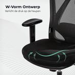 2dekans | LifeGoods Ergonomische Bureaustoel - Office Chair, Huis en Inrichting, Ophalen of Verzenden, Zo goed als nieuw, Zwart