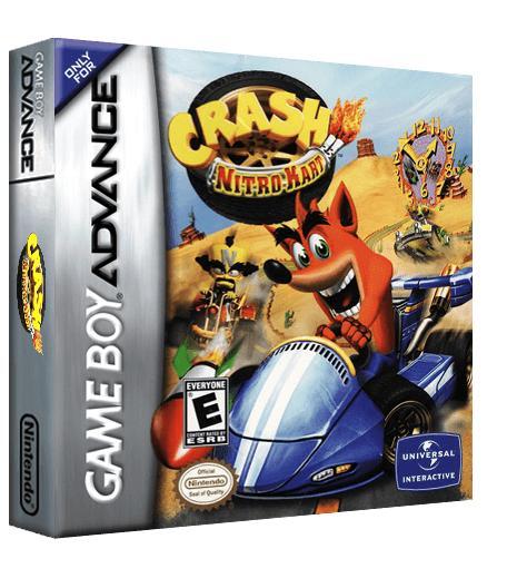 Crash Bandicoot nitro kart, Spelcomputers en Games, Games | Nintendo Game Boy, Verzenden