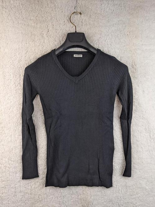 Vintagedressing black ribbed knit sweater, Kleding | Dames, Truien en Vesten, Nieuw, Verzenden