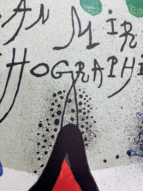 Joan Miro (1893-1983) - Lithographie (1975), Antiek en Kunst, Antiek | Overige Antiek