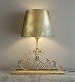 Lamp - Shabby chic fleur de Lys - Metaal, Hout