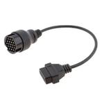 Porsche 19-pins OBD1 – 16-pins OBD2 Verloopkabel | Personena, Auto diversen, Autogereedschap, Verzenden, Nieuw