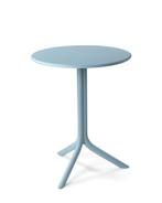 Nardi Spritz Bistrotafel van glasvezel Ø60,5 cm - Blauw, Ophalen of Verzenden, Nieuw