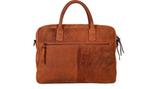 DSTRCT Wall Street Laptoptas - 15,6 inch - Cognac, Verzenden, Nieuw