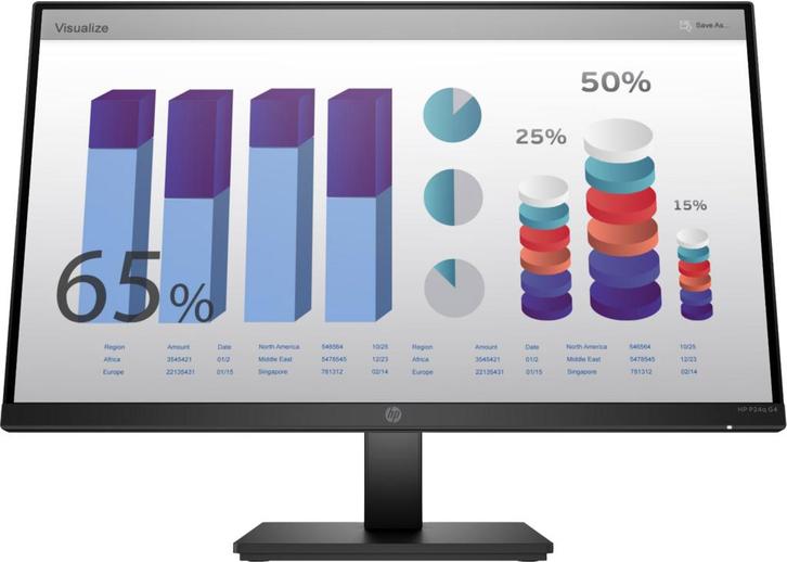 HP P24q G4 24 Inch Quad HD 2560 x 1440 | HDMI - VGA | IPS..., Computers en Software, Monitoren, Zo goed als nieuw, Ophalen of Verzenden