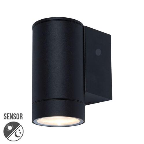Buitenlamp met sensor Trento | Schemersensor | GU10 fitting, Tuin en Terras, Buitenverlichting, Wandlamp, Nieuw, Minder dan 50 watt