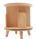 Roterende Houten Boekenplank – 360° Vrijstaand, Huis en Inrichting, Verzenden, Nieuw