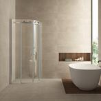 BWS Kwartrond Douchecabine 90x90 cm met 2 Schuifdeuren 8mm, Ophalen of Verzenden, Nieuw, Chroom, Douche