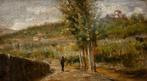 Telemaco Signorini (1835–1901) - Veduta di Settignano, Antiek en Kunst, Kunst | Schilderijen | Klassiek