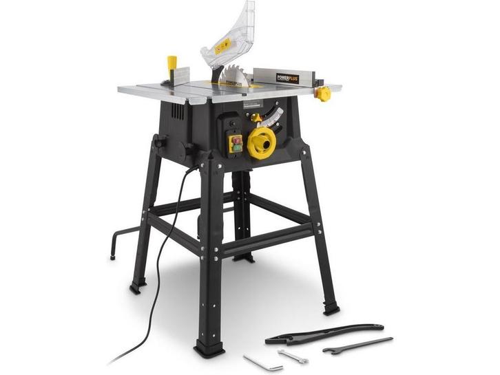 Powerplus POWX07590 - Elektrische tafelzaag - 1700W 210mm, Doe-het-zelf en Verbouw, Gereedschap | Zaagmachines, Zo goed als nieuw