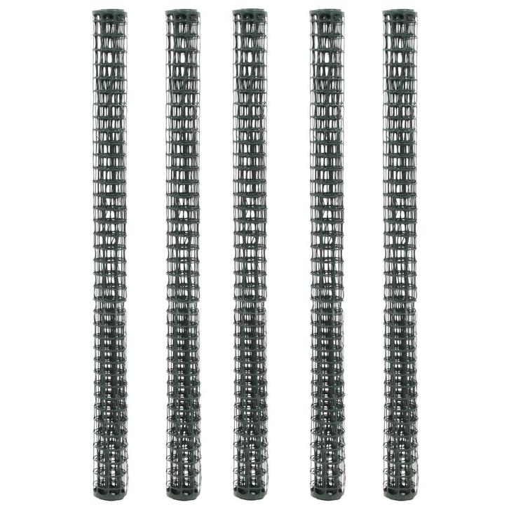 vidaXL Tuinhekken gaas 5 st 1x1,2 m HDPE groen, Tuin en Terras, Schuttingen, Nieuw, 2 meter of meer, Verzenden