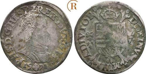 1/5 Ecu Nijmegen 1571 Nederland Geldern: Philipp Ii vom S..., Postzegels en Munten, Munten | Europa | Niet-Euromunten, Verzenden